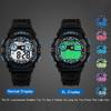 Elektronische Uhr Wasserdichtes Display Modische Kinder Multifunktionale Digitale LED Leuchtende Digitaluhr
