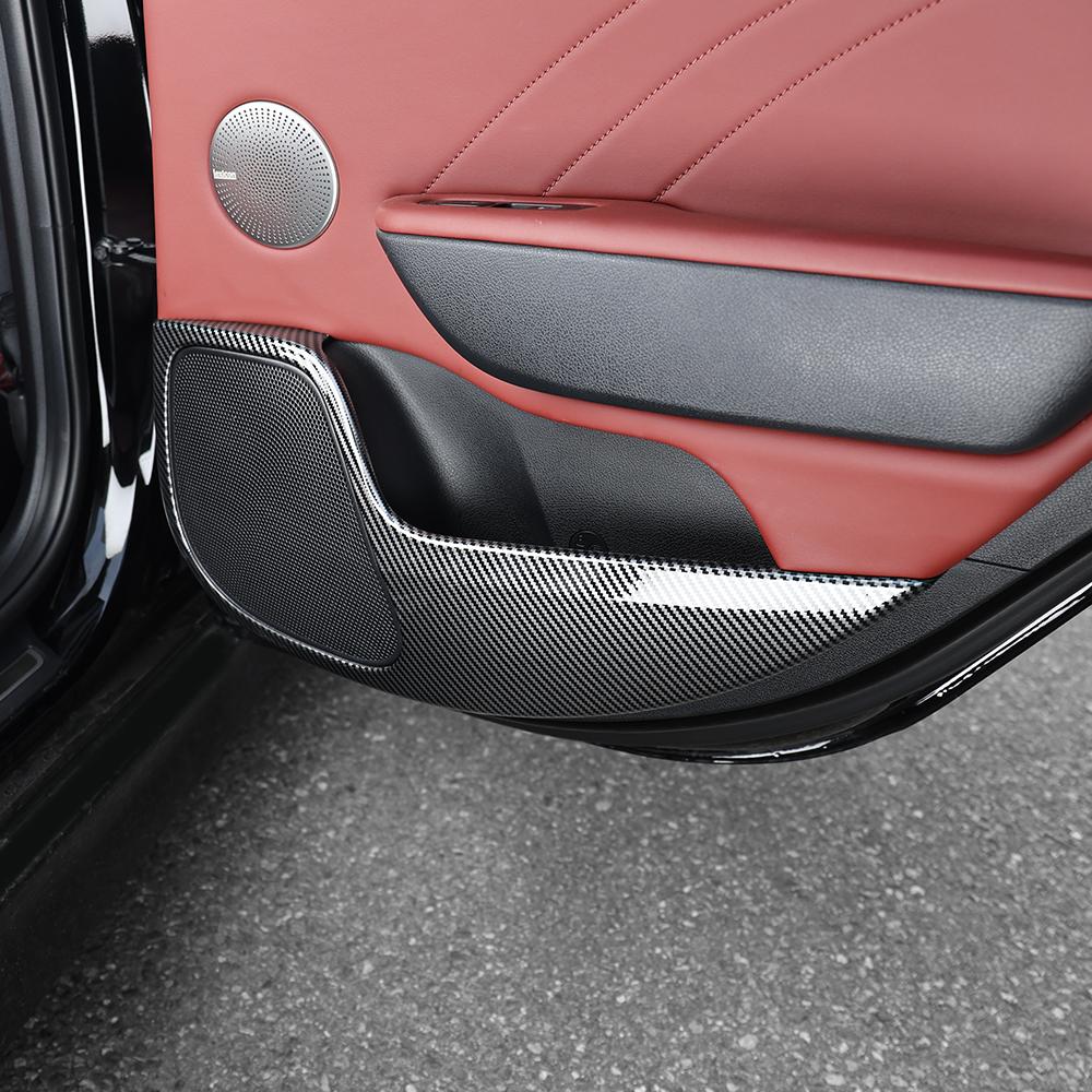4PCS Car Door Anti Kick Pad Covers Frame Interior Inner Door Trim For Stinger 2018-2023 Accessories LHD/RHD