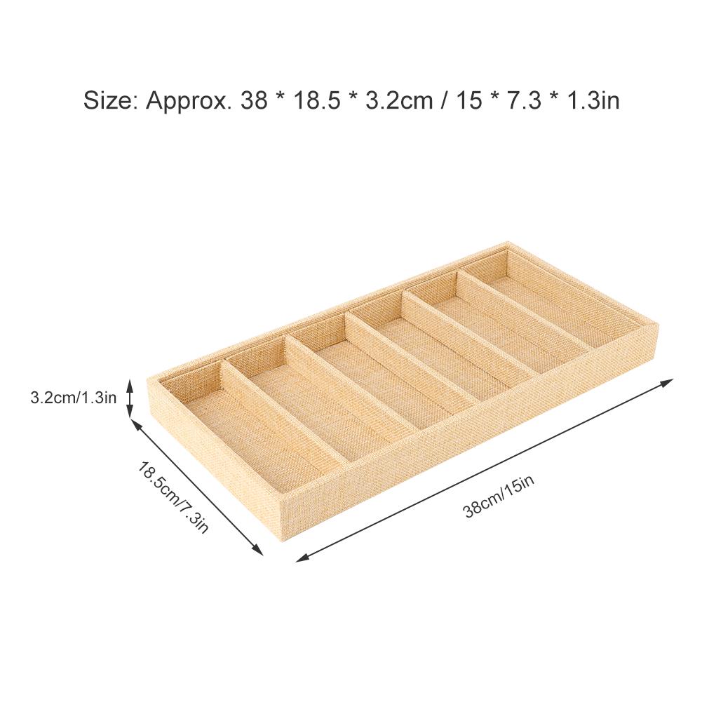 6 Grids Sunglasses Display Box Jewelery Display Organizer Tray