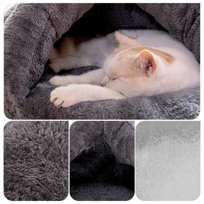 Winter Warm Triangle Cat Kennel Pet Kennel Cat and Dog Mat Thickened Sleeping Bag Yurt Nest