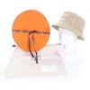 Pristine HERMES Hat Fred Stitch Embroidered H Bucket Hat Cotton Mens Used