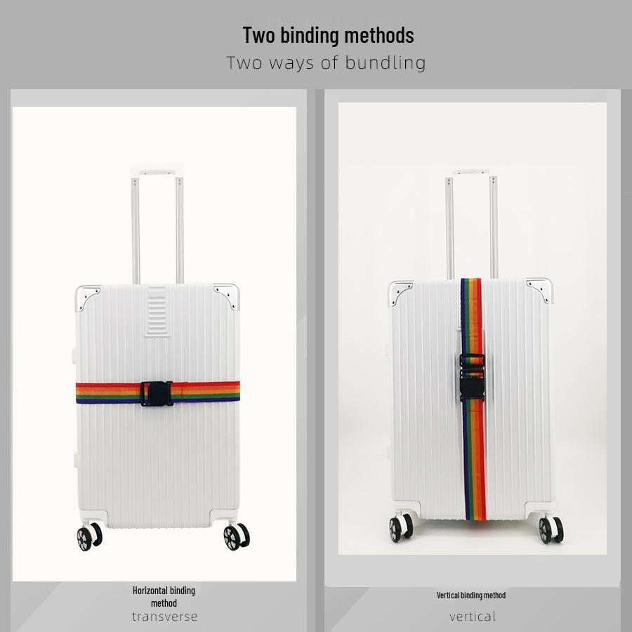 Correia de Fixação de Mala com Fivela Única para Carrinhos de Bagagem