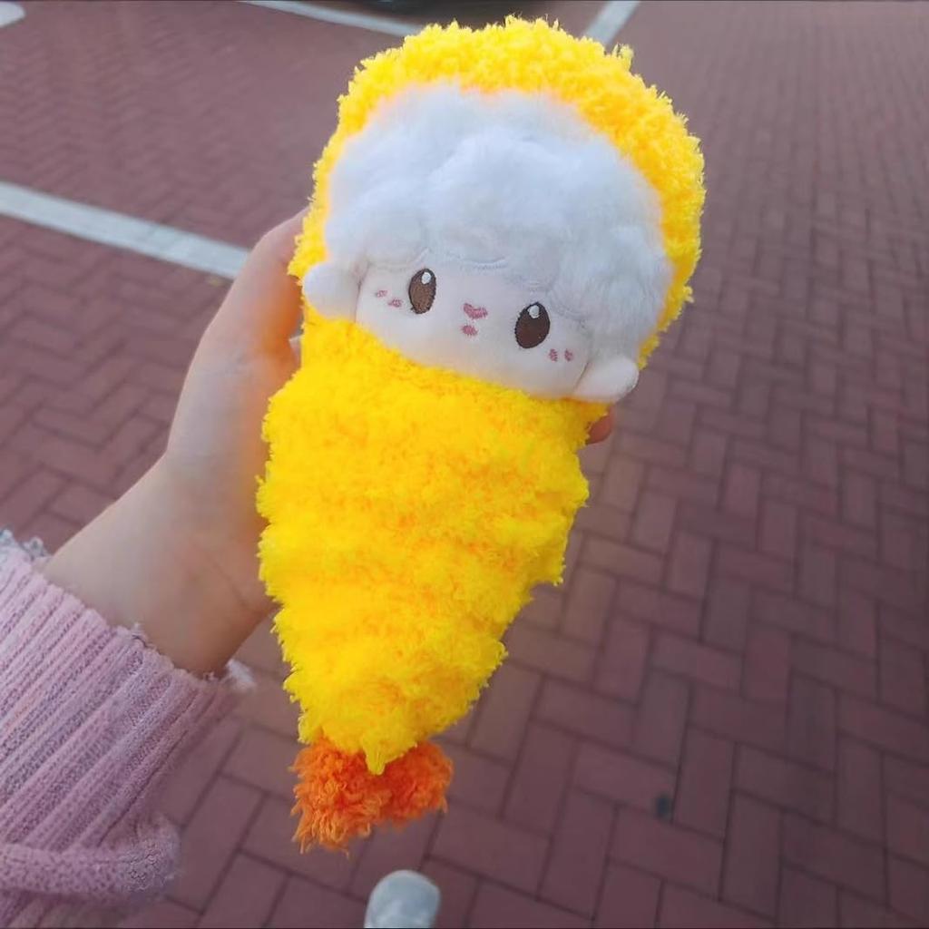 AXLUCE - Plush Clothes - Fried Shrimp - Plush Toy - Clothes - 15cm - Doll (15cm)