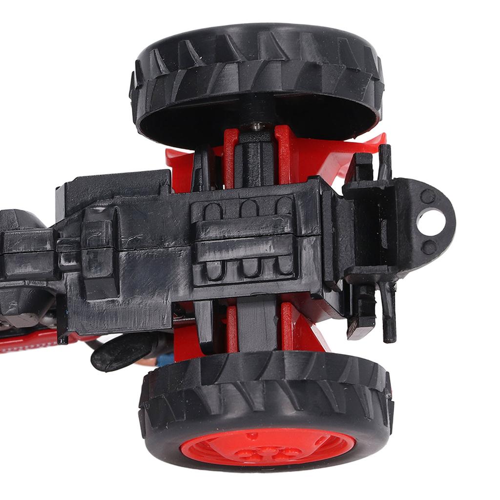 Simulation Tractor Vehicle Model Sturdy Alloy Engineering Farmer Car Toy for ChildrenRed