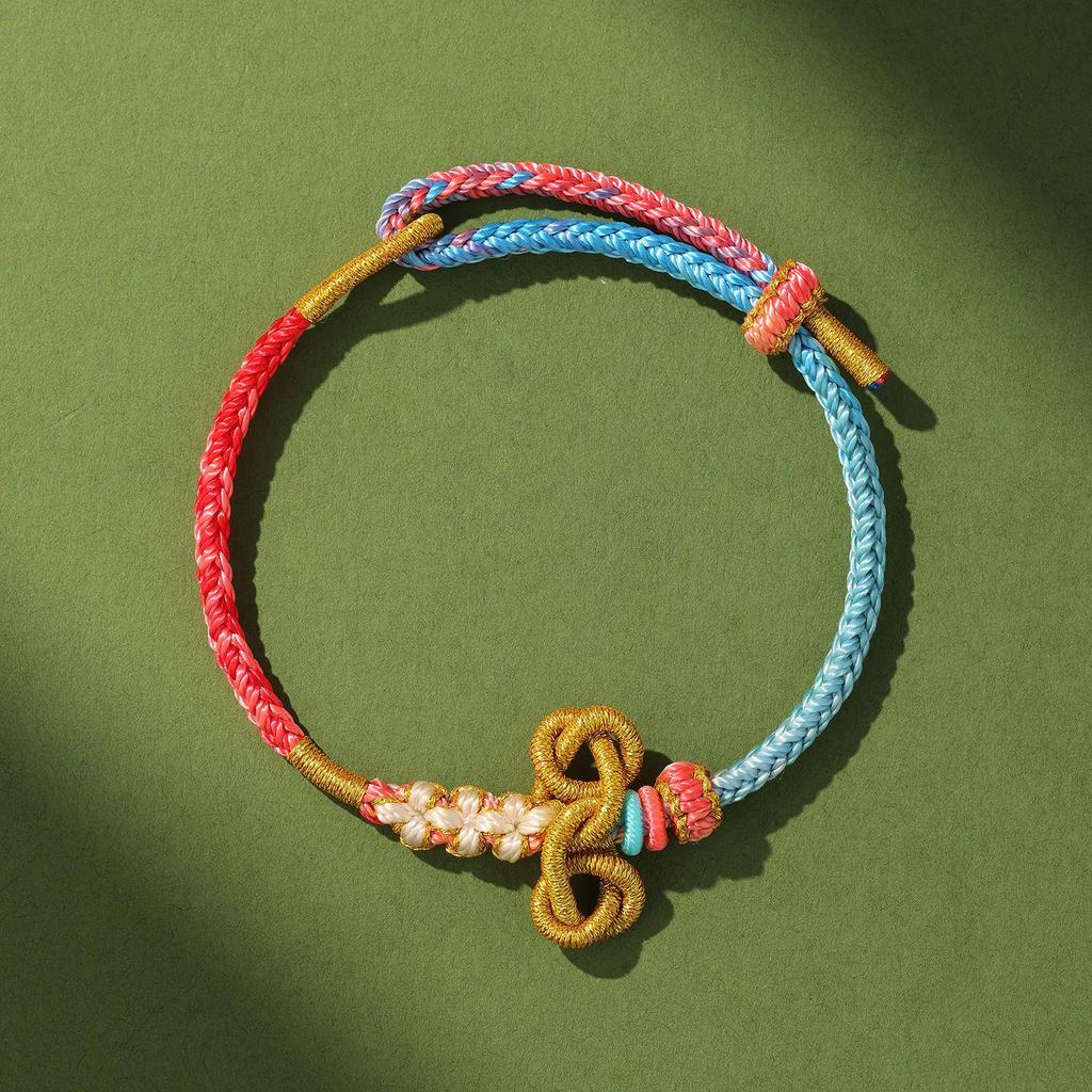 Wenchang Knot Bracelet: Handmade Luck Bracelet for Students - Pass Every Exam