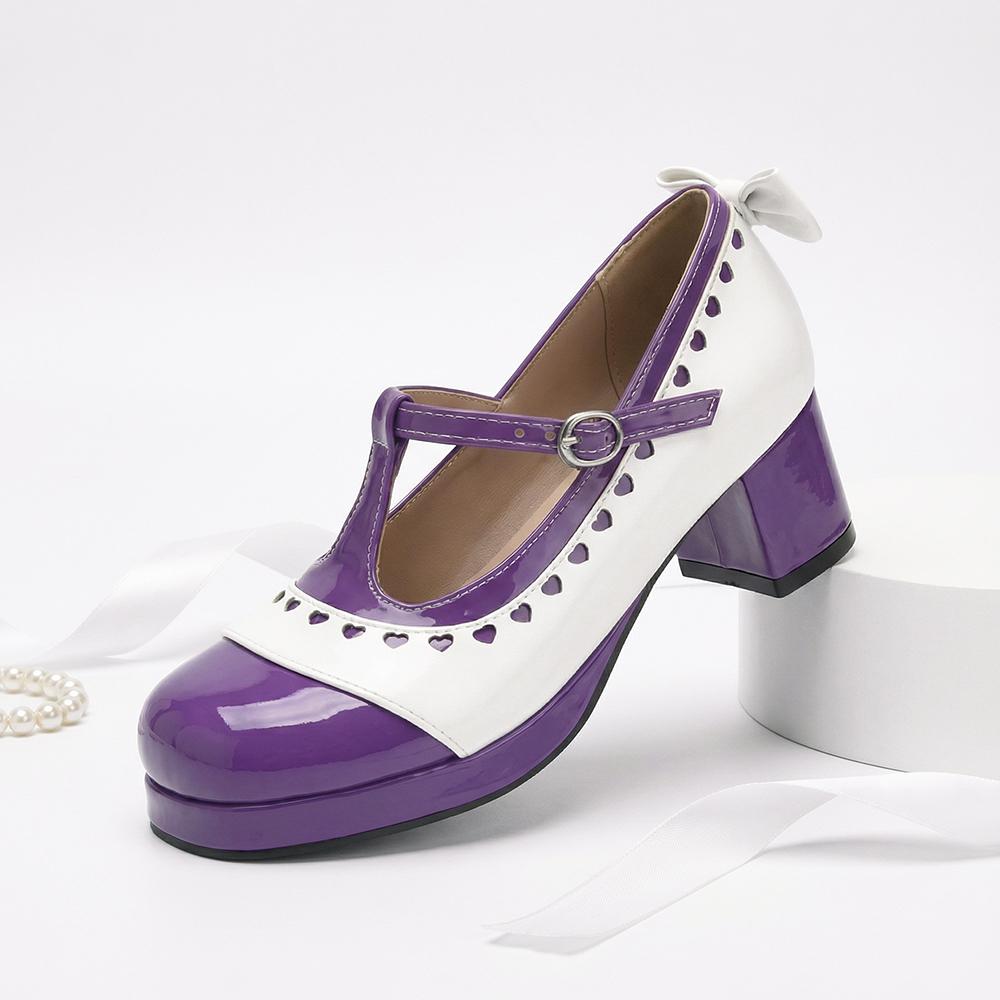 Orange Yellow Women Pumps Platform Round