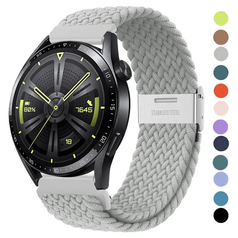 

20 мм спортивный нейлоновый ремешок для Samsung Galaxy Watch 5/6/pro/4/4 Classic/3 46 мм/42 мм/40 мм/44 мм браслет Active2 Gear S3 22 мм ремешок 20mm