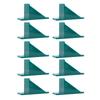 10 Pack Metal Roofs Snow Guards with Sealing Washers Screws Roof Snow Stops for RV Trailer