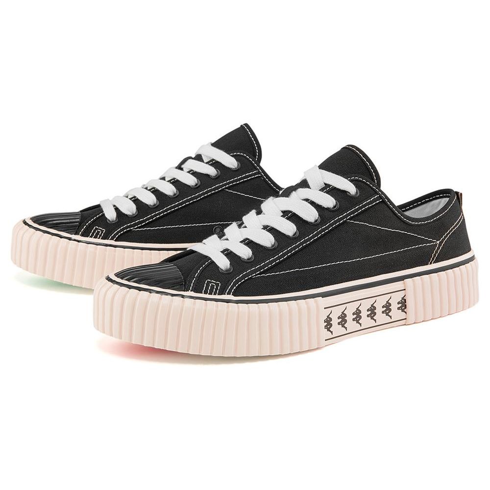 Kappa Logo Slip-Resistant Durable Low-Top Skate Shoes Unisex sneakers Black K0BX5VS08D-990