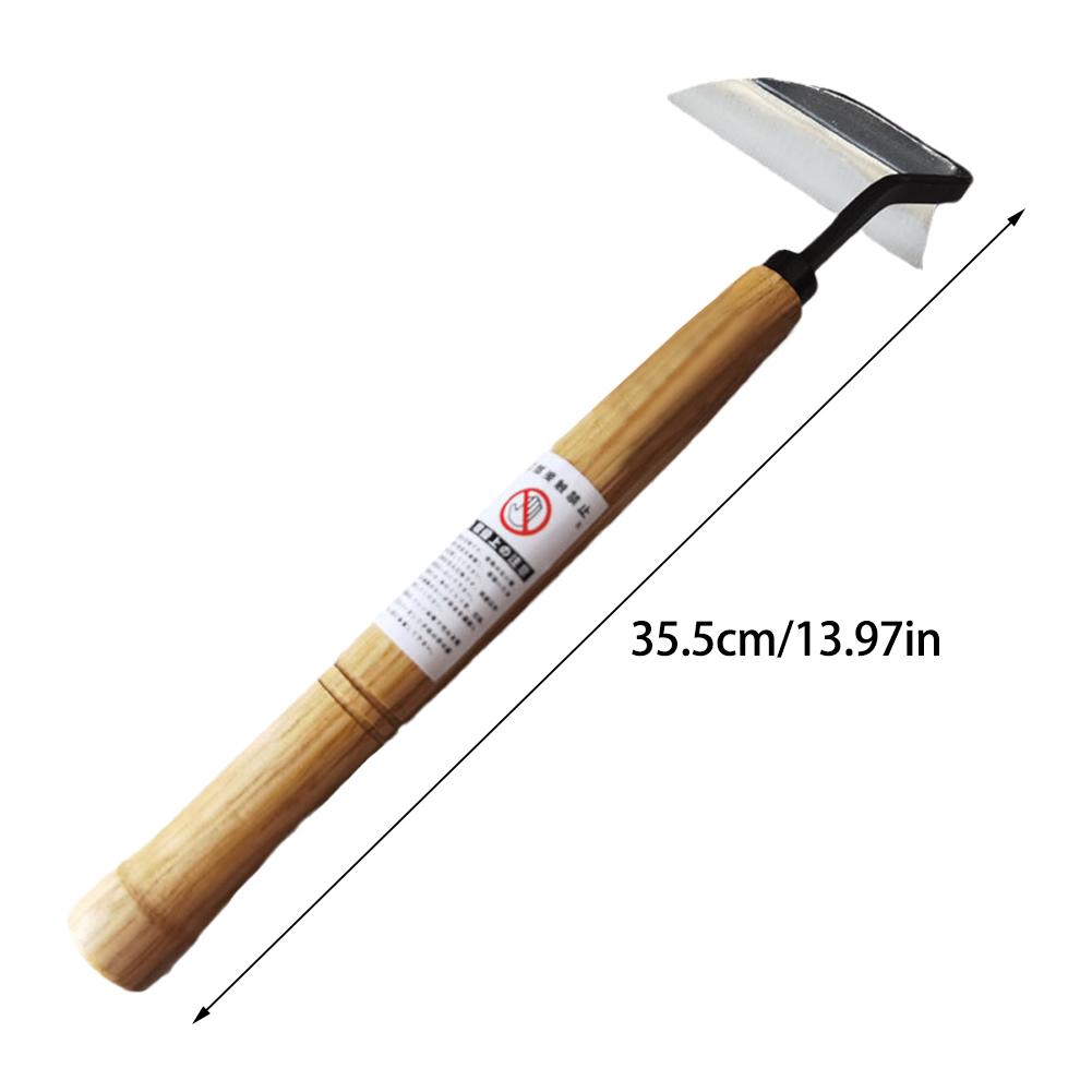 Composite Steel Long Neck Bend Handle Sickle Multi-functional Hand-held Gardening Outdoor Hand X9A0