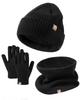 Xi Hong Winter Children's Knitted Hat, Scarf & Gloves Set