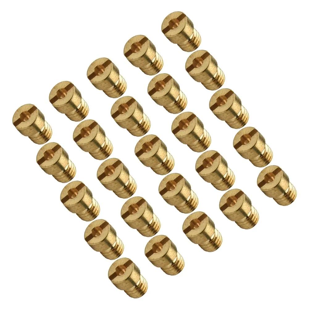 25x Main Jet Nozzles 55-115 M5 For Dellorto PHBG 21 19.5 19 SHA 13 14 15 16 19 20 SHBC 19 Carburetor Main Jet Set Accessories