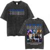 Alvaro Diaz Sayonara Album Vintage Washed T Shirts Mens Clothing Hip Hop Oversized Short Sleeve Tshirt Casual Cotton Tshirts