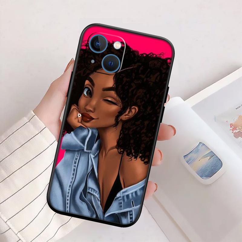 

RP57 Poppin Black Girl New High-End Shell Phone Case for Xiaomi Poco C40 C50 C51 C55 C65 C71 C75 F3 F5 F6 F7 M2 M3 Pro Ultra Poco C75 5G