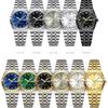 Women Quartz Watch Luminous Waterproof Week Date Wristwatch Stainless Steel Watches