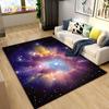 Tappeto Area Stelle Spazio Universo Galassia, Tappeto per Soggiorno Decorazione Camera dei Bambini, Tappetino Antiscivolo per Gioco e Gattonamento Bambini