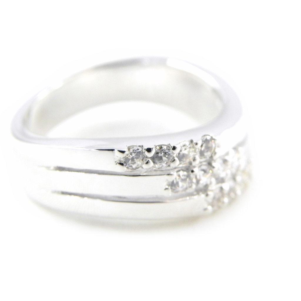 Inel de argint „Zeita” alb