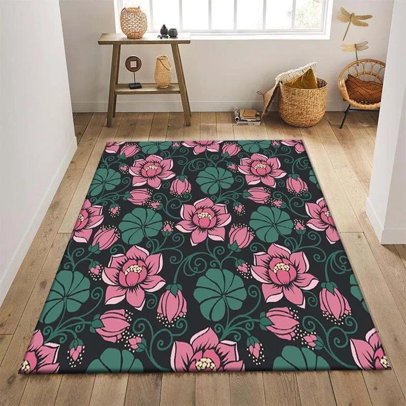 

Retro Flower Floor Mats Door Front Decoration Home Living Room Floor Mats 40x60cm