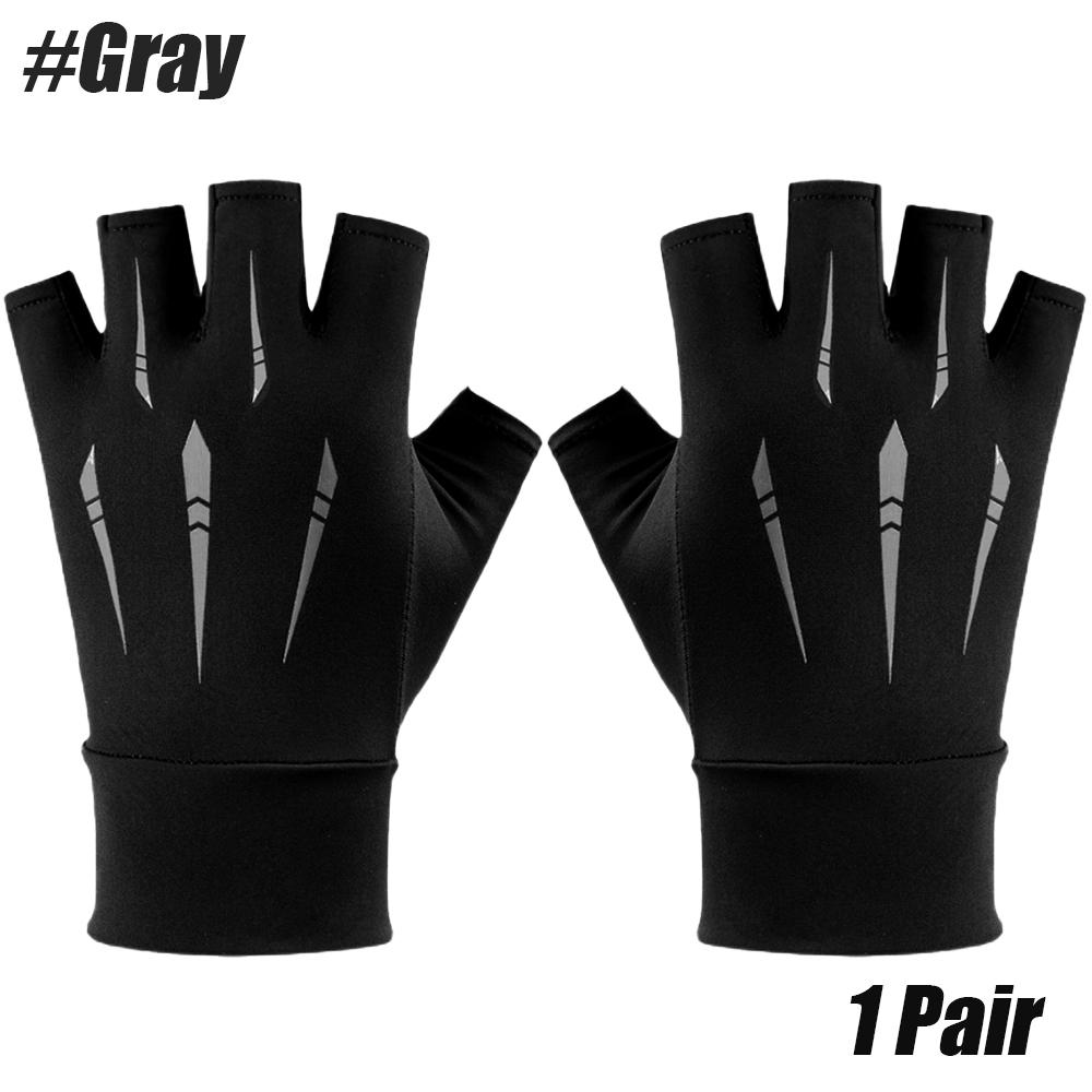 Half Finger Cycling Gloves for Men Women MTB Bike Riding Thickened Palm Pad Sport Fitness Fingerless Gloves