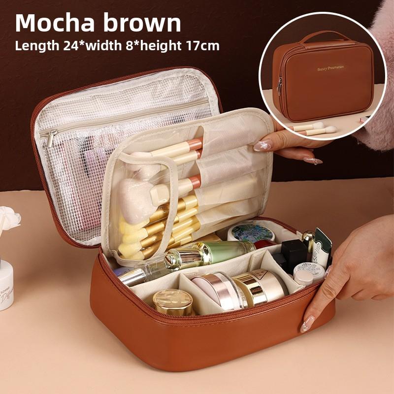 New Waterproof Large-Capacity Multi-Layer Makeup Bag Portable Travel Toiletry Bag with Handheld Design for Business Trips