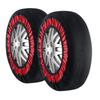 Thickened Snow Socks for Tires, Polyester Fiber Tire Socks with Elastic Straps, Snow Traction Tire Cover for Car, SUV