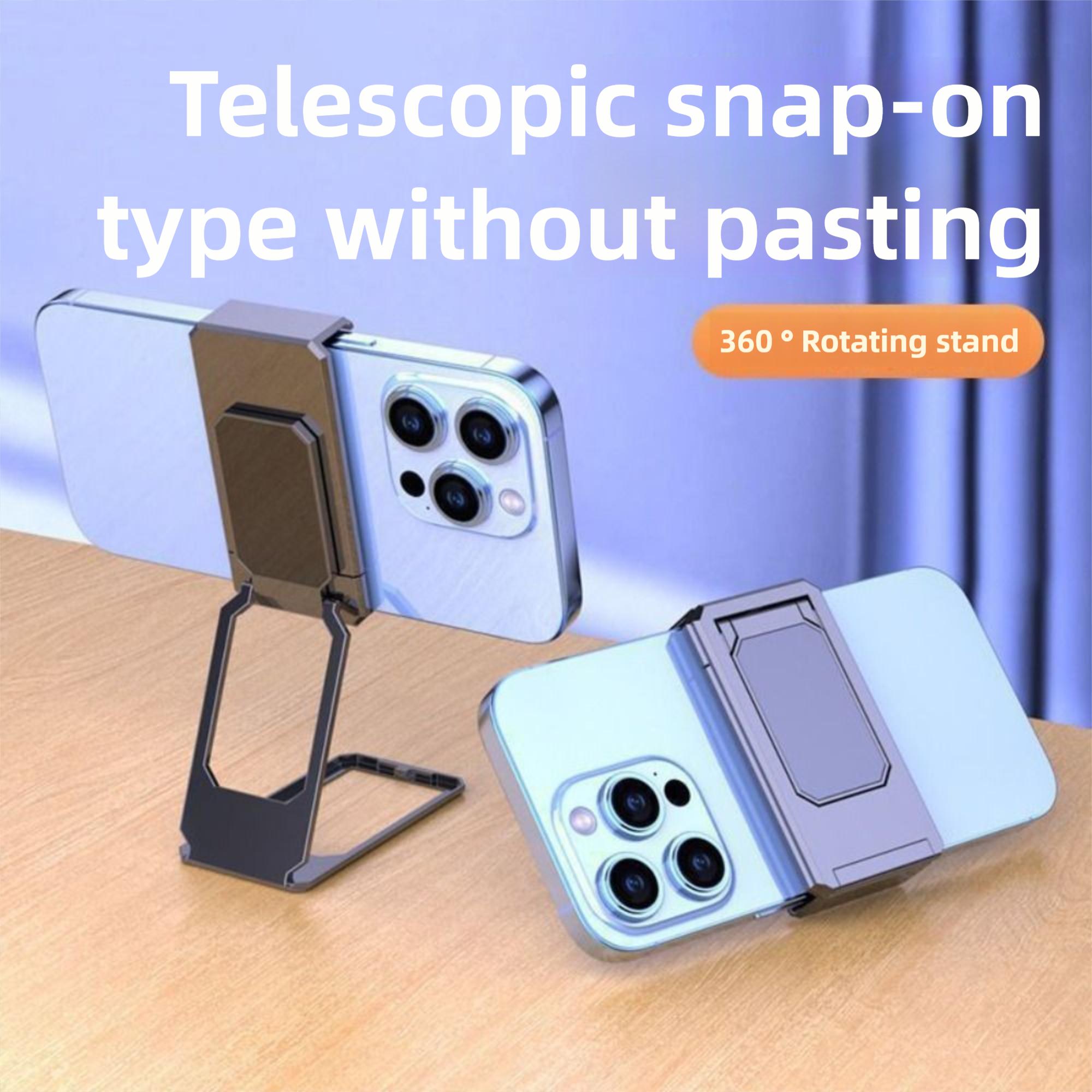 

Universal Back Clip Type Phone Holder Non-slip Foldable Magnetic Car Holder Office рожевий колір золота