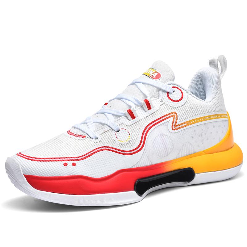 

Новые высококачественные прочные баскетбольные кроссовки для мужчин и женщин, детские баскетбольные бутсы, Нескользящие кроссовки, уличная дышащая спортивная обувь, мужская 45