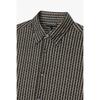 Emporio Armani Men S Lyocell Blend Micro Pattern Shirt Dark Brunette A516104008