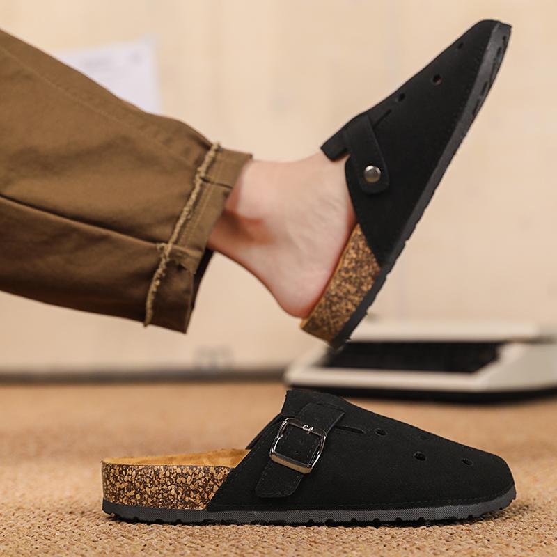 Couple Half Slippers Omfortable Breathable Design Style Outdoor Leisure Street Daily Vacation 36-47 Casual Youth Shoes