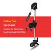 12V/48V Brushless Marine Electric Thrusters Rubber Boat Motor Propeller Suspension Plastic Outboard Machine Black