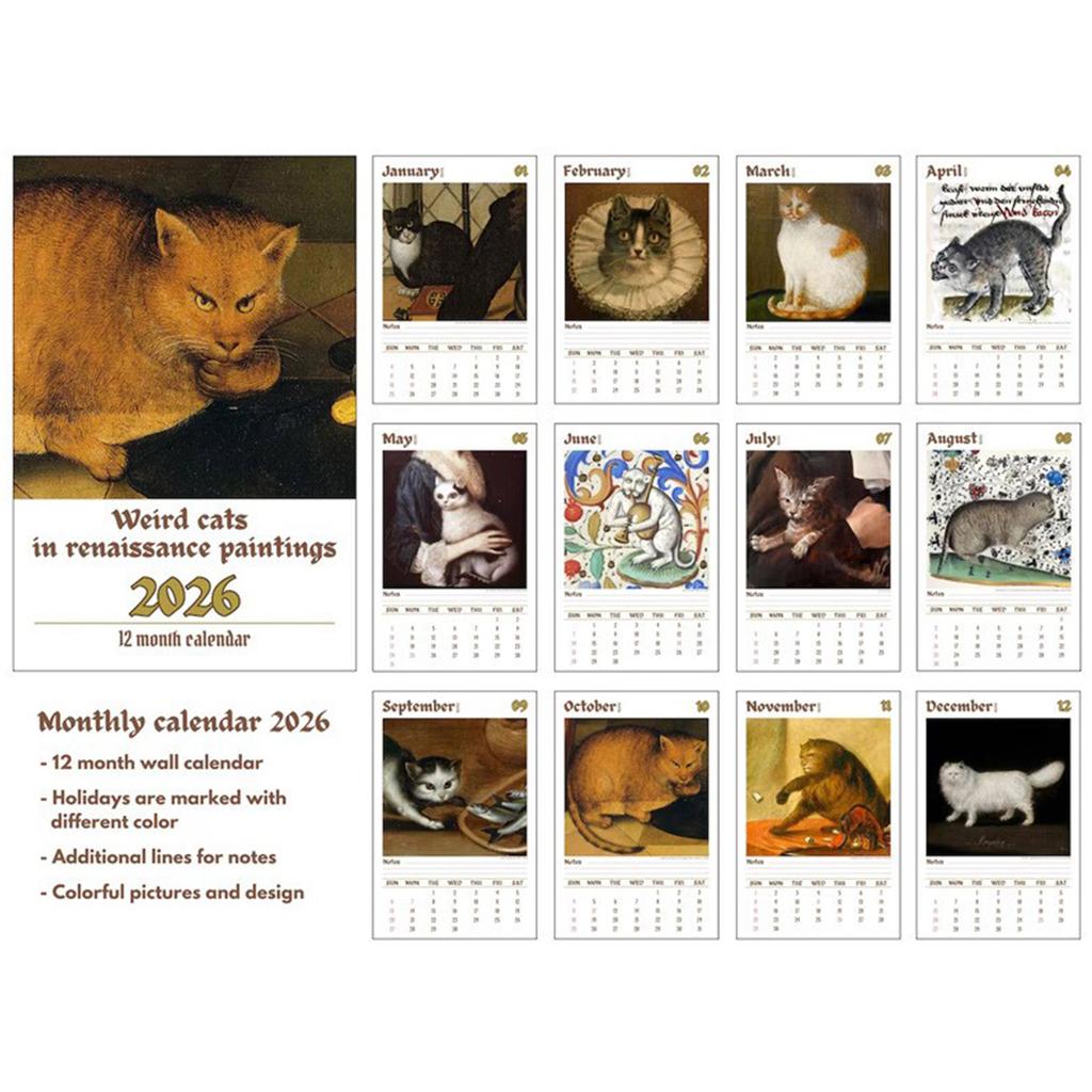 Wandkalender, Lustiger Themenkalender, Lustiges Geschenk, Perfekte Wahl Für Den Heimgebrauch.