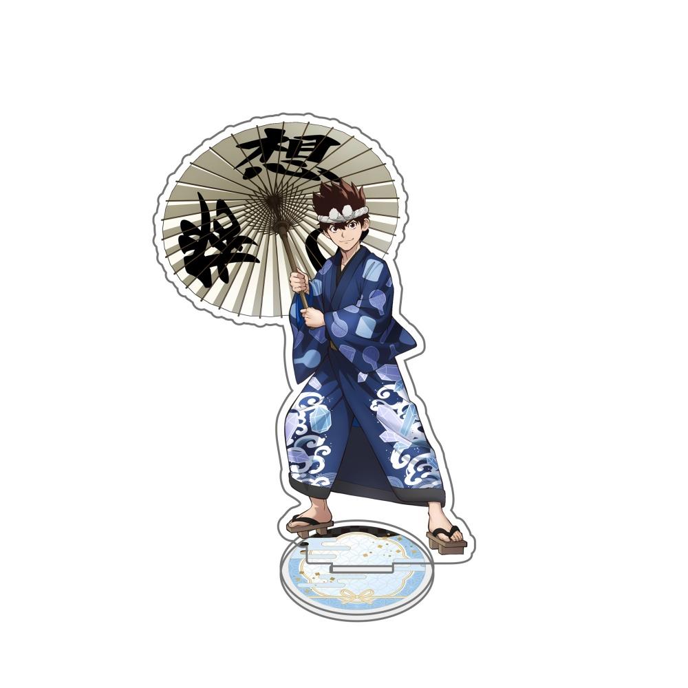 

HD Clear Dr. STONE Acrylic Standee Keychain 15cm Five Wise Generals Senku Gen Ryusui Ukyo Chrome Anime Figure Tabletop Ornament 15 cm
