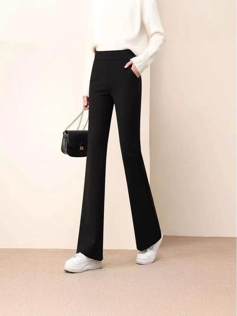 Women's Korean Style Flared Pants - Slim, Loose, and Versatile for Spring and Autumn Fashion