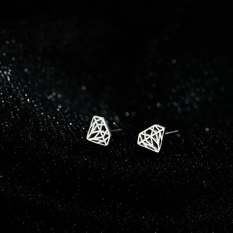 56 Types 925 Silver Zircon Puzzle Star Animal Geometric Stud Earrings for Women Fine Jewelry Minimalist Accessories