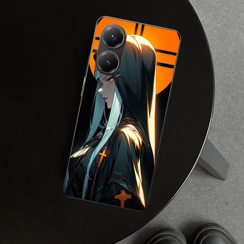 

Dark Demon Nun Phone Case Cover for Xiaomi Poco X6 X5 X7 Pro F7 Ultra Redmi 15C 15 13C 13 12C 12 10C 10 10A 9C 9A 9T 9 Coque Poc Redmi 15C 4G