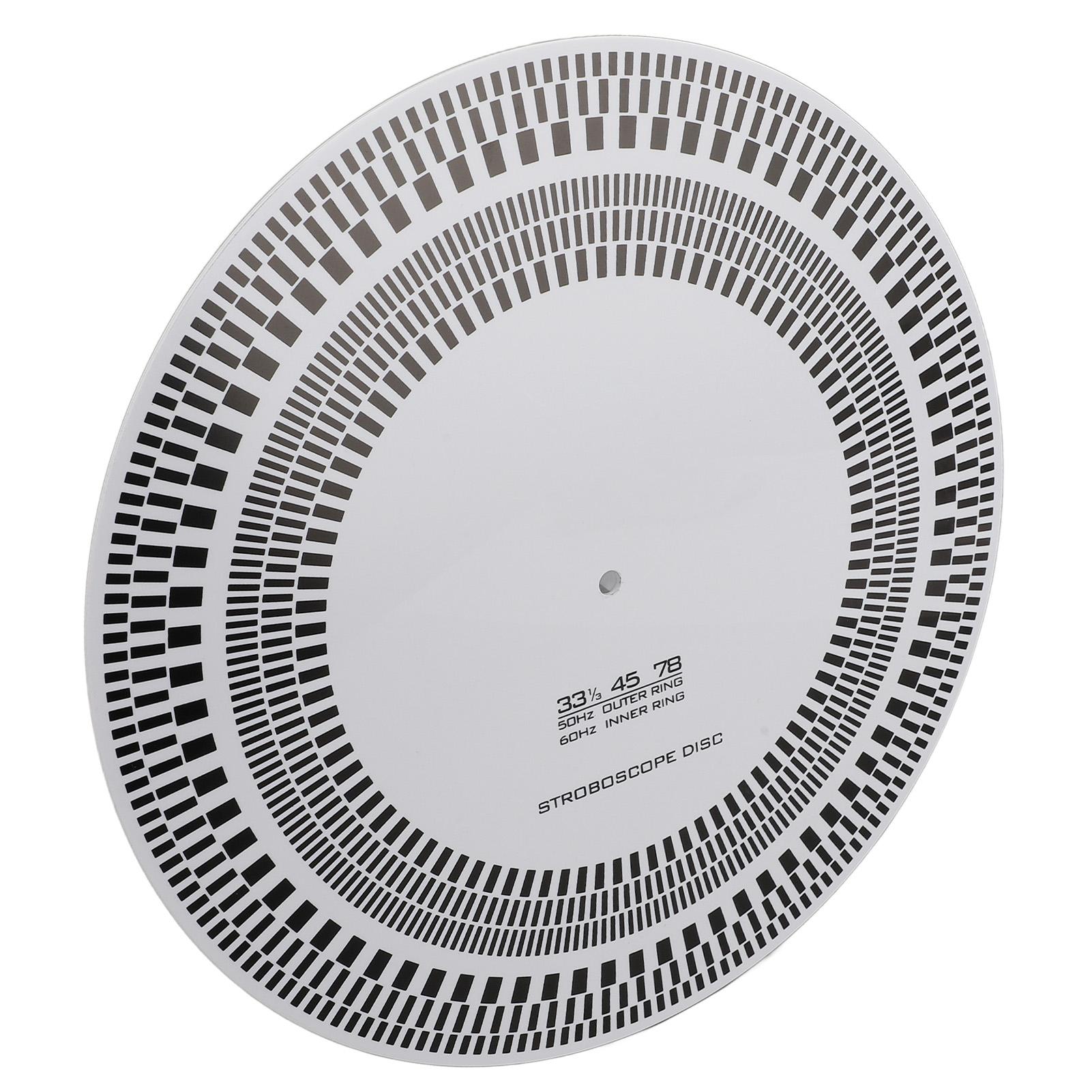 

Record Player Speed Disk 297mm Diameter 3mm Thickness Adjustable Turntables Calibration Disc