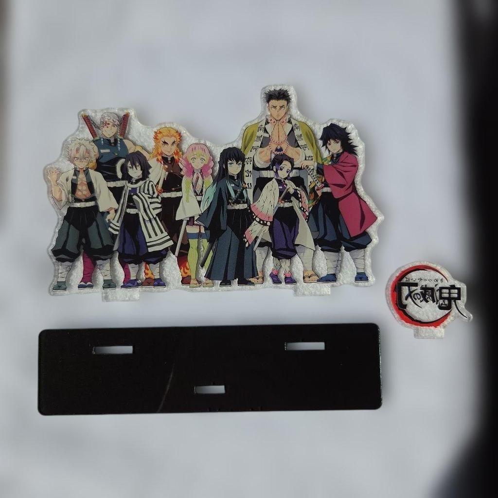 Used New Demon Slayer: Kimetsu no Yaiba double-sided acrylic stand pillar collection