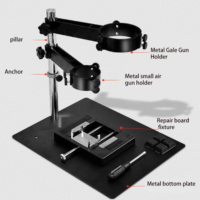 Multi-function Hot Air Gun Stand Holder Applicable to the Detection and Maintenance of Digital Motherboards Sturdy