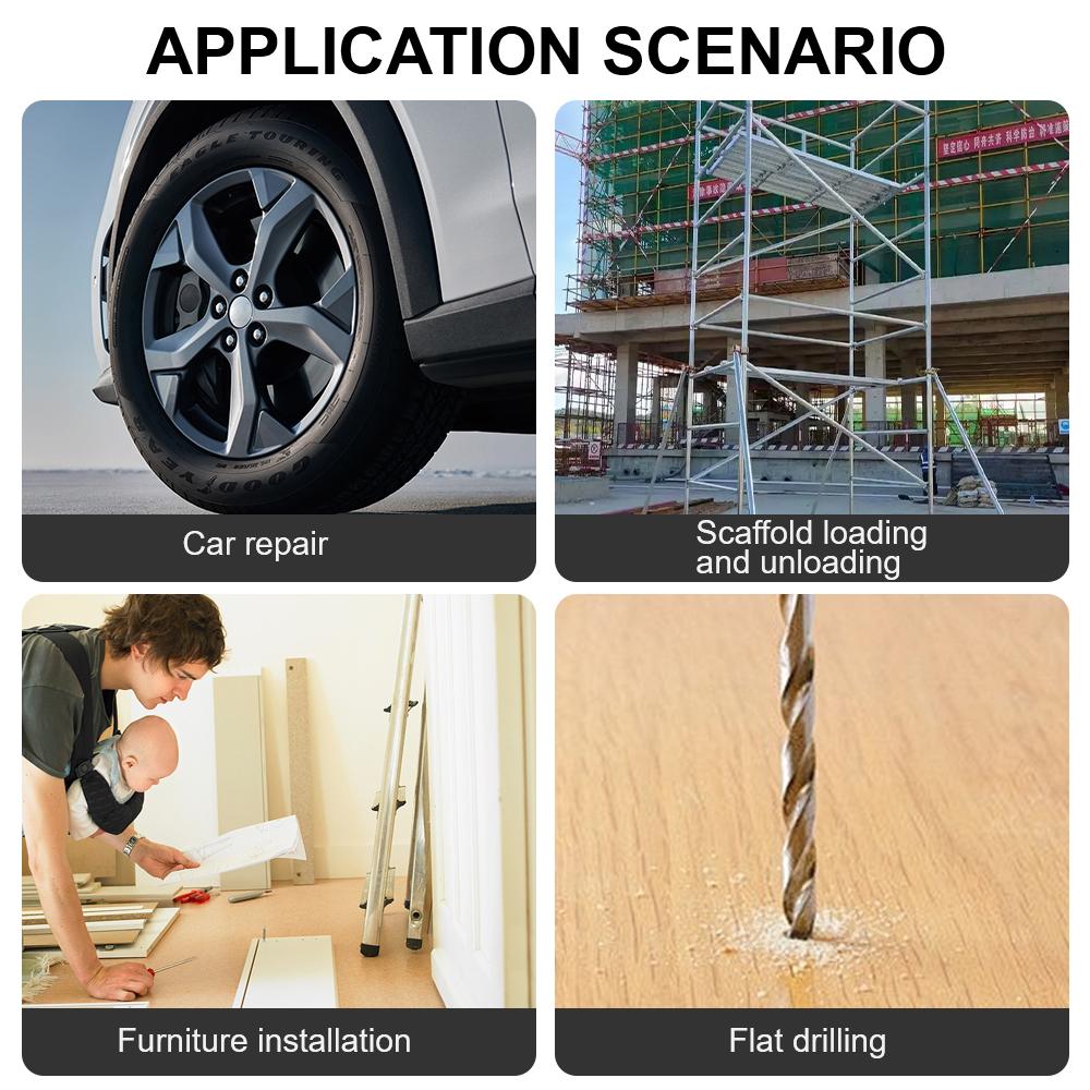 Tragbarer, superstarker, multifunktionaler und leistungsstarker elektrischer Schlagschrauber mit 500 N für die mechanische Wartung