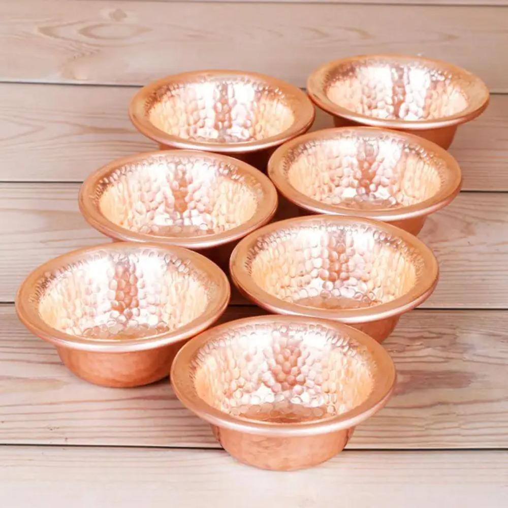 Glossy Water Offering Bowl Copper Holy Water Bowl Buddhist Supplies Buddhism Tibetan Bowl Storage