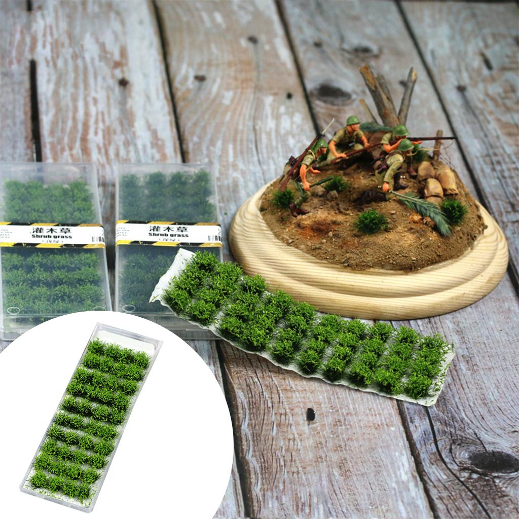40 Grass Cluster Vegetation Groups Tufts, Scenery for DIY Architecture Building Garden