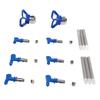 6PCS Paint Spray Tips 211 315 417 517 515 523 Nozzle Tip 2 Mounts and 6 Filters for Airless Sprayer