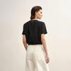 Less 2025 Autumn Silk Blend Round Neck Pullover Shirt