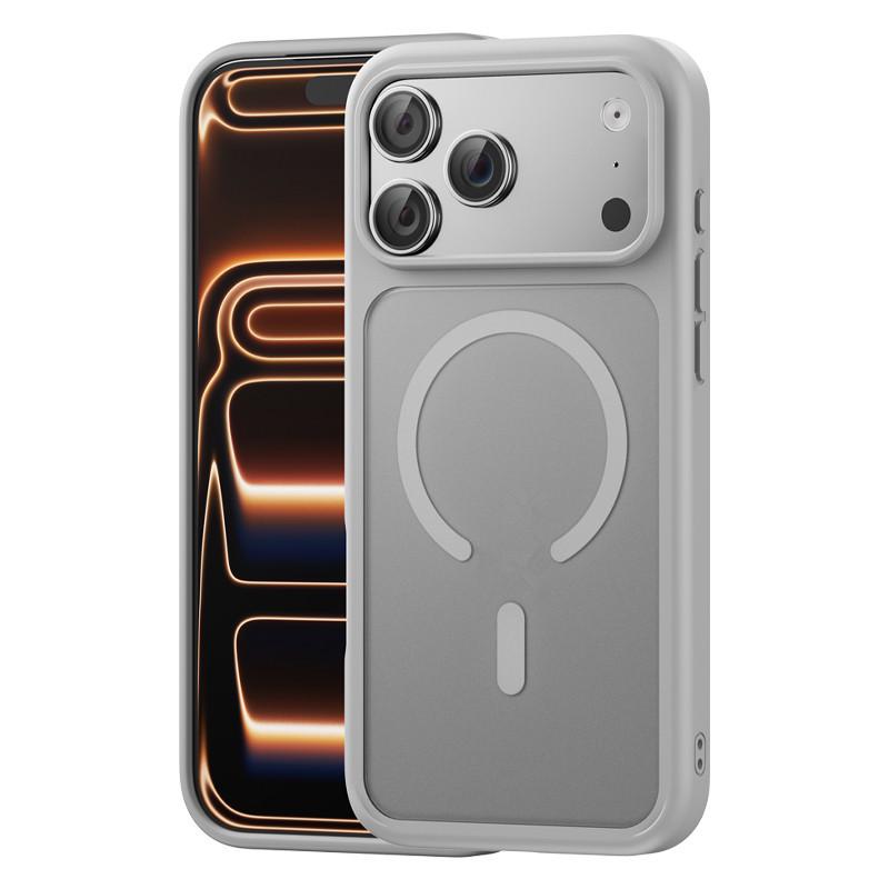 

Magnetic iPhone 17 Pro Max Case - Semi-Transparent, Skin-Feel, Compatible with iPhone 14/12 16Pro
