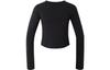 Women's T-Shirt adidas Floral Pattern Retro Long-Sleeve T-Shirt Black