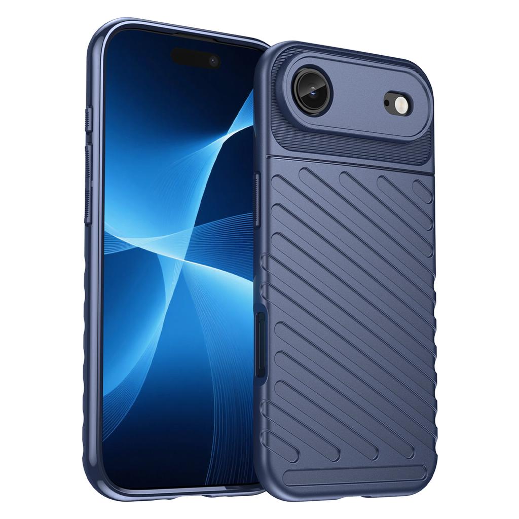 For iPhone Air Case Twill Texture TPU Shockproof Protective Phone Cover