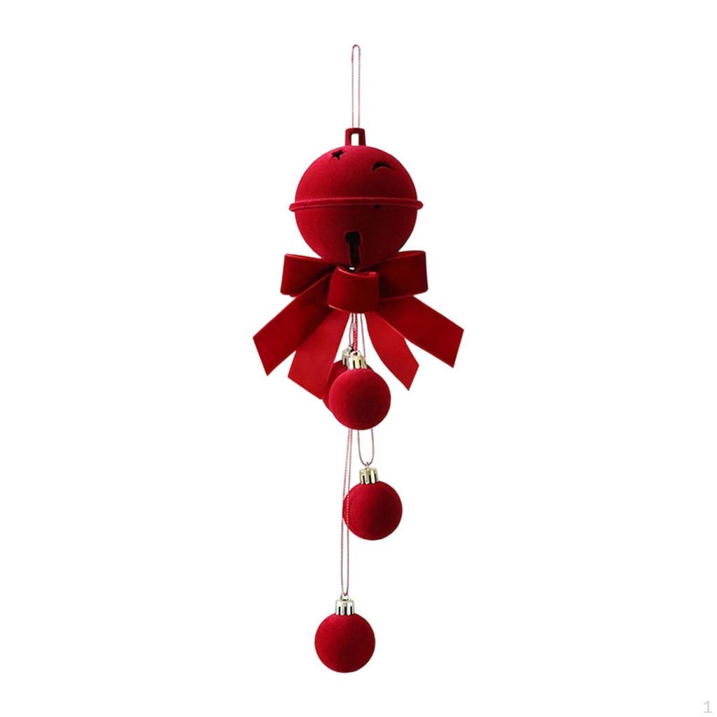 Christmas Bell Hanging Ornament Decorative Pendant Tree Decoration for Outdoor