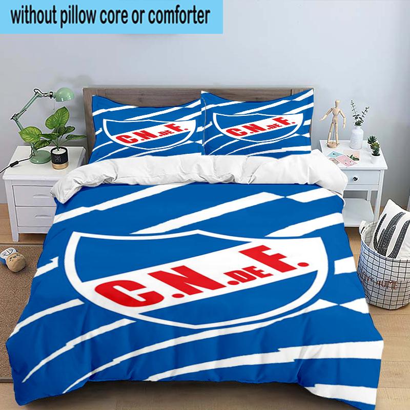 Montevideo Shield Emblem 3PCS Bedding Set 2D Printing (Includes 1 Duvet Cover + 2 Pillowcases Coreless), Bedroom decor,Fan Gift