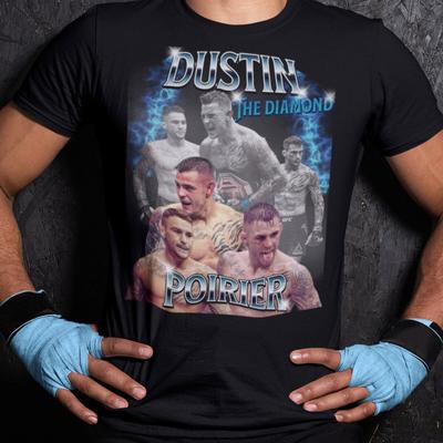 Dustin Poirier T-Shirt Amerikanischer Professioneller Kämpfer UFC MMA Fan Geschenk The Diamond Unisex T-Shirt