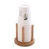 Disposable Cup Storage Holder Water Tea Cups Dispenser Rack Shelf with Longer Stick Mug Display Stand Home Organizer